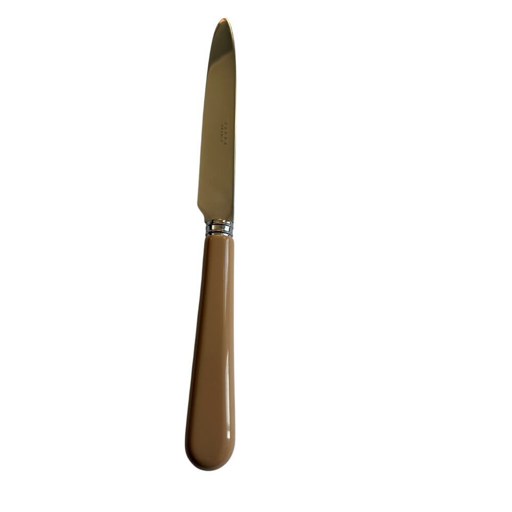 NEW Sabre Paris Pop Unis Khaki Beige Dinner Knife Stainless Steel